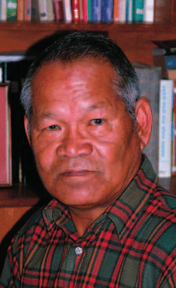 Dr Harka Gurung In His Kathmandu Study Photo Courtesy Of Siddhi Manandhar