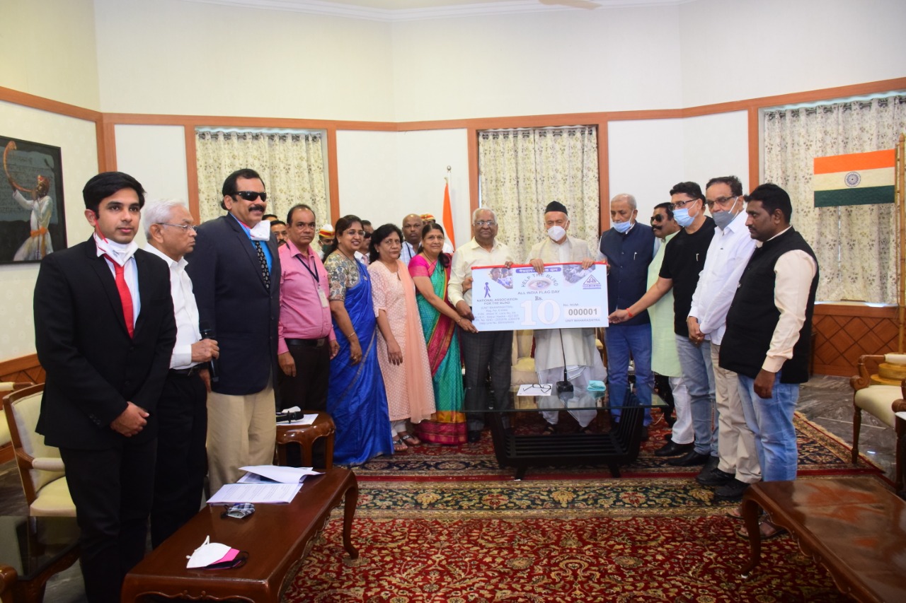 Governor Koshyari inaugurates All India Flag Day for the Blind WhatsApp Image 2021 09 14 At 15.58.10