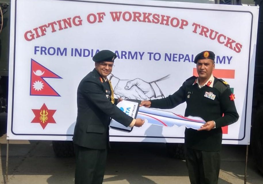 The Indian Army gifted TATA LPTA 1628 Workshop Trucks to Nepali Army IMG 20211125 WA0097 915x642