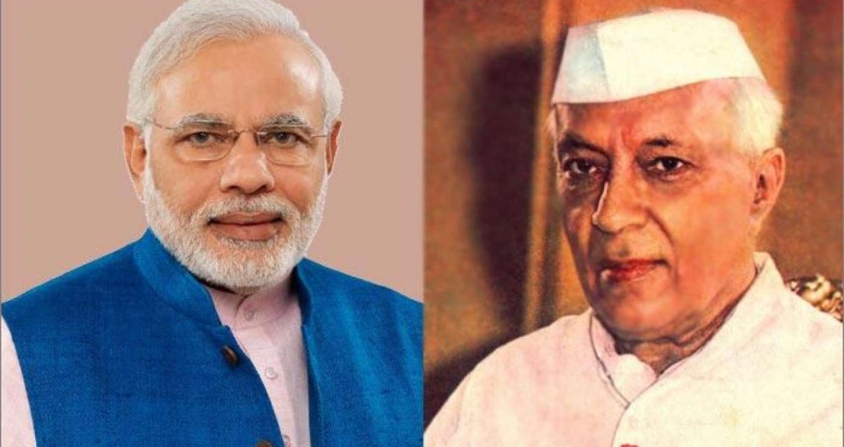 Alas, Jawaharlal Nehru were Narendra Mod ! : Vivekanand Jha 907988 Nehru Modi 1210x642