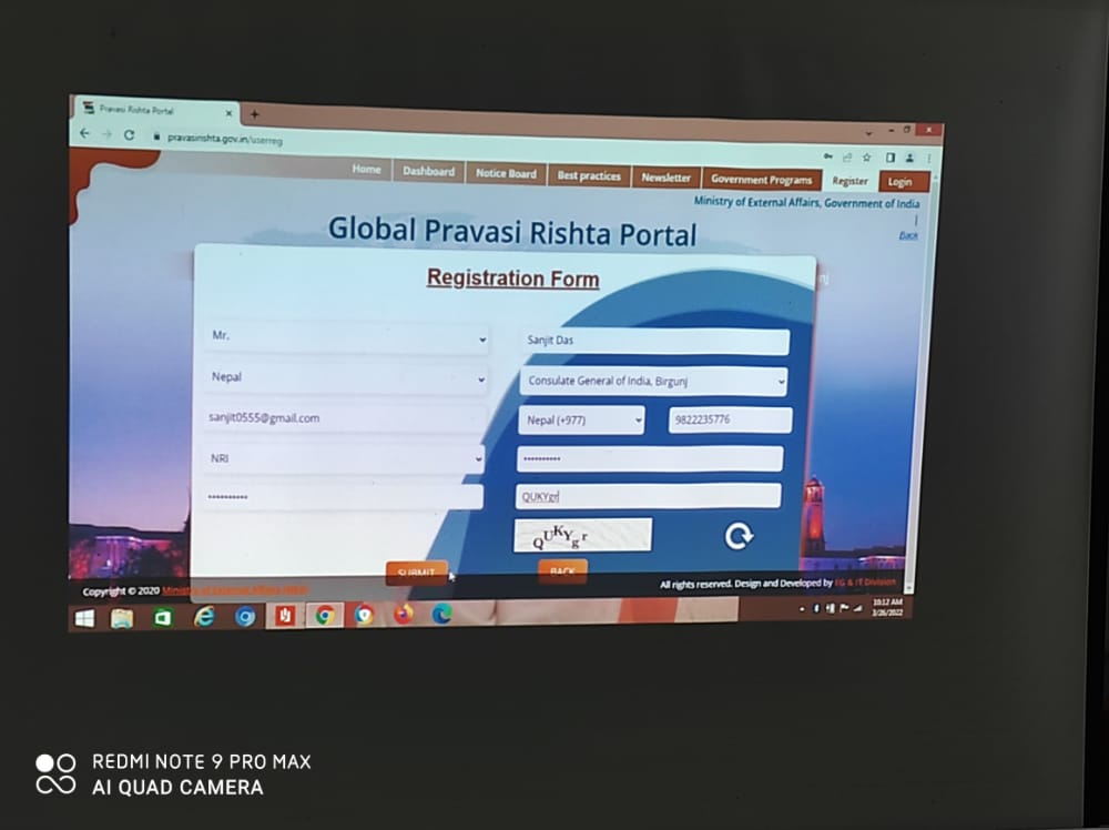 CGI Birgunj organized the fourth "Open House for Consular Grievances" IMG 20220326 WA0099