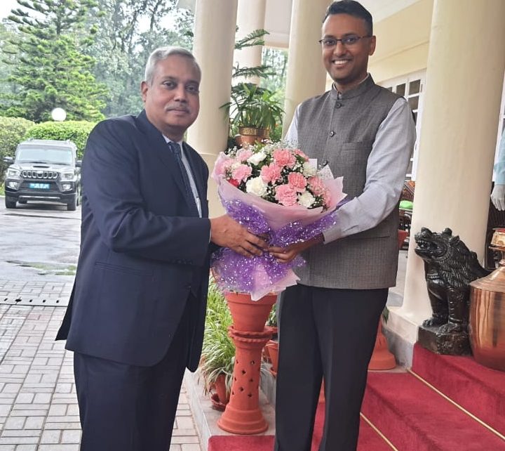Shri Naveen Srivastava, the new Ambassador of India to Nepal, arrived in Kathmandu today IMG 20220625 WA0134 720x642