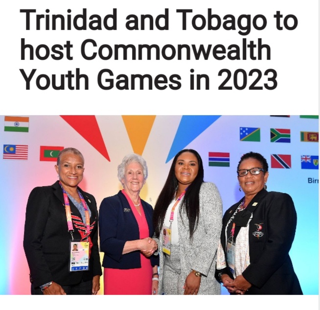 Trinidad and Tobago to host Commonwealth Youth Games in 2023 IMG 20220804 WA0143
