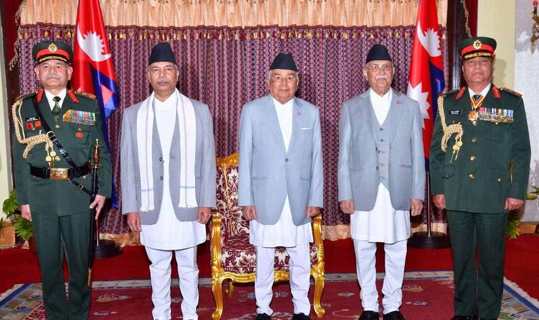 General Upendra Dwivedi, PVSM, AVSM, Chief of the Army Staff, Indian Army Conferred Honorary Rank of General of Nepali Army 20241122 060105 1080x642