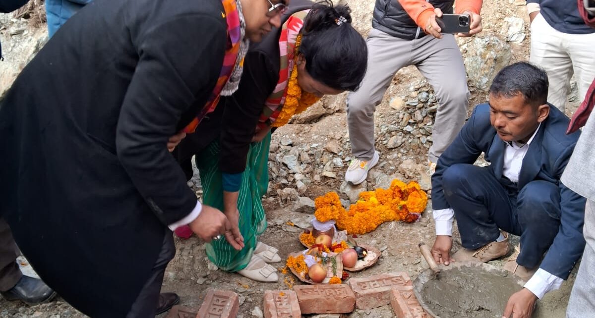 Foundation stone laid for the construction of Khamlalung Health Post Building at Aathrai Rural Municipality, Terhathum IMG 20241207 WA0009 1200x642