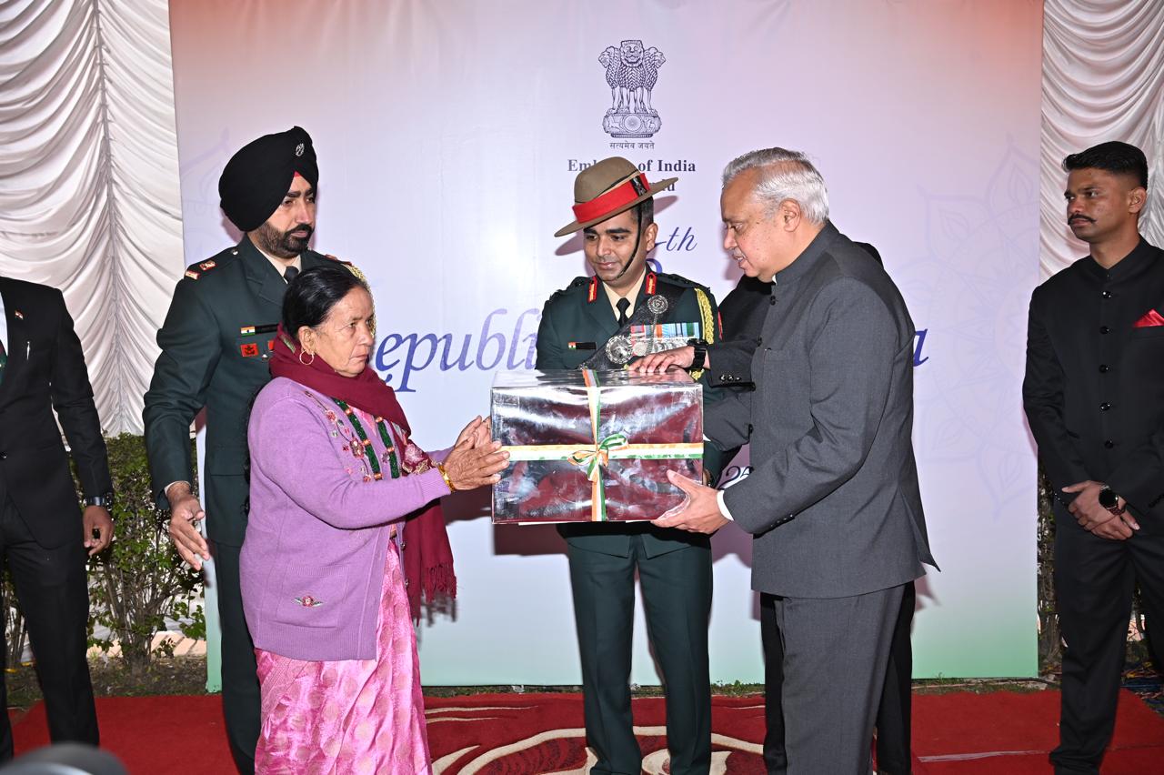 The 76th Republic Day of India was celebrated at the Embassy of India in Kathmandu on 26 January 2025. IMG 20250126 WA0029