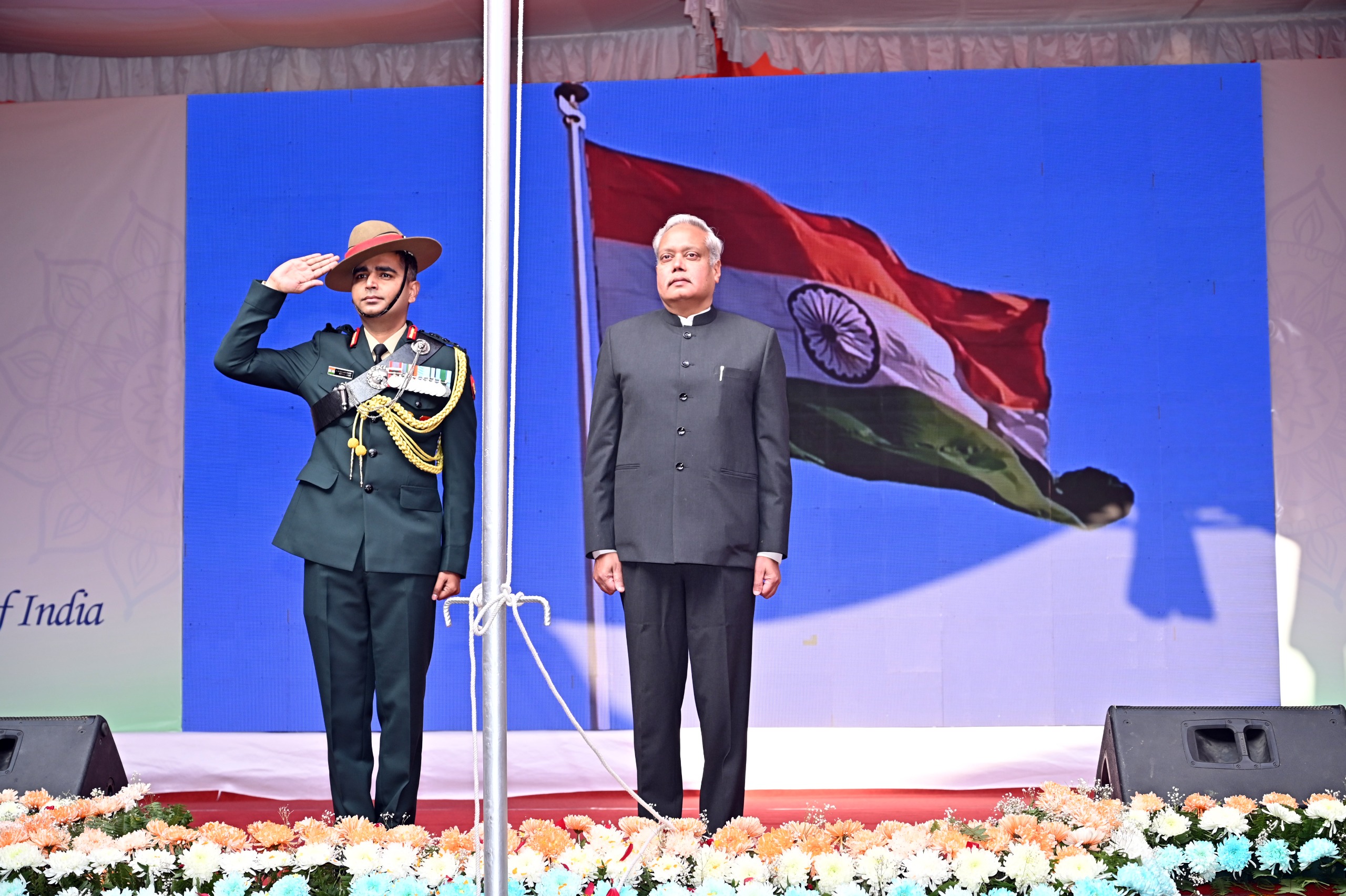 The 76th Republic Day of India was celebrated at the Embassy of India in Kathmandu on 26 January 2025. IMG 20250126 WA0030
