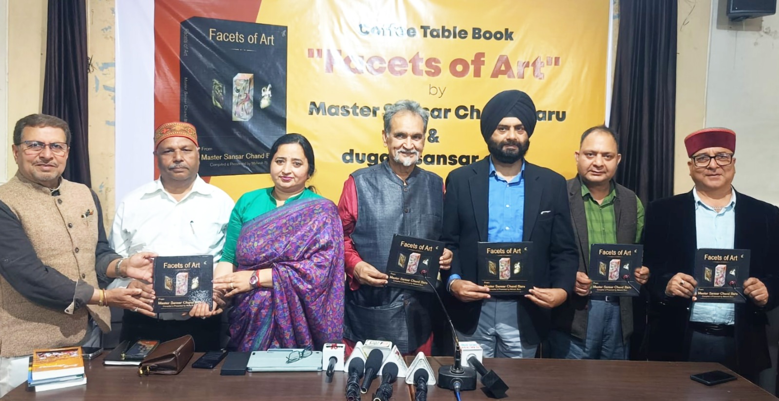 Coffee Table Book "Facets of Art" and Duggarsansar.com Launched at Jammu Press Club IMG 20250308 WA0028