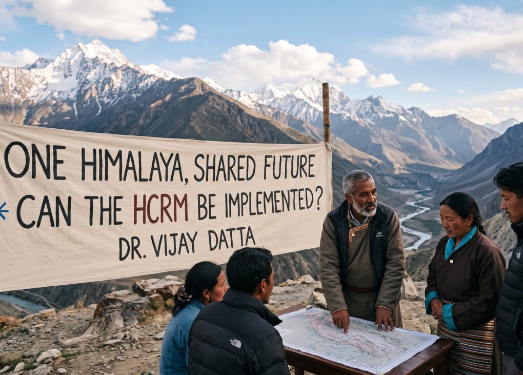 One Himalaya, Shared Future Can the HCRM be Implemented ? : Dr. Vijay Datta gemini generated image 9c4fhr9c4fhr9c4f