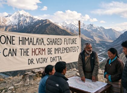 One Himalaya, Shared Future Can the HCRM be Implemented ? : Dr. Vijay Datta gemini generated image 9c4fhr9c4fhr9c4f