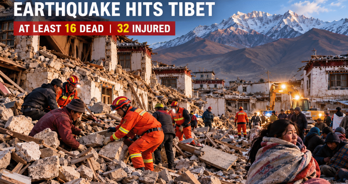 7.0-Magnitude Earthquake Strikes Tibet, Killing at Least 16 and Injuring Dozens file 0000000048bc82089c82398d1b19448f